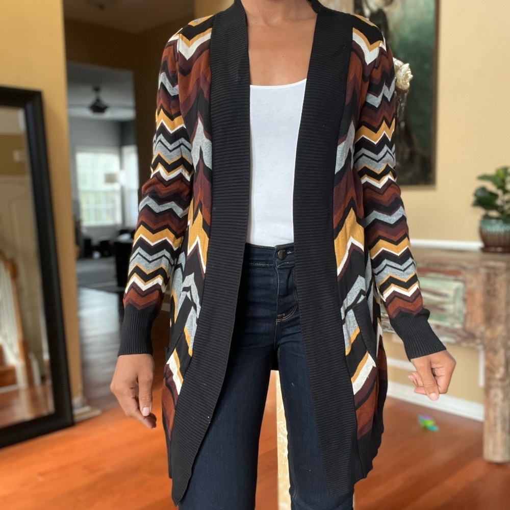 Missoni For Target Open Front Multicolor Cardigan - image 3